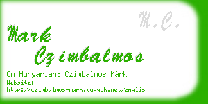 mark czimbalmos business card