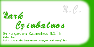 mark czimbalmos business card